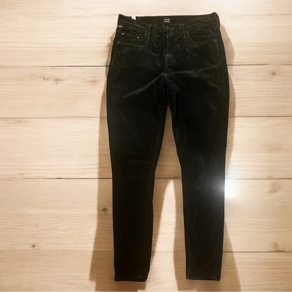 Women’s of Humanity by Jerome Dahan Black Currant High Rise Skinny Pants Size 28 - Picture 2 of 10